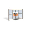 Andersen 3046 Upper Sash with White Exterior and White Interior with Dual-Pane Finelight Glass | WindowParts.com.