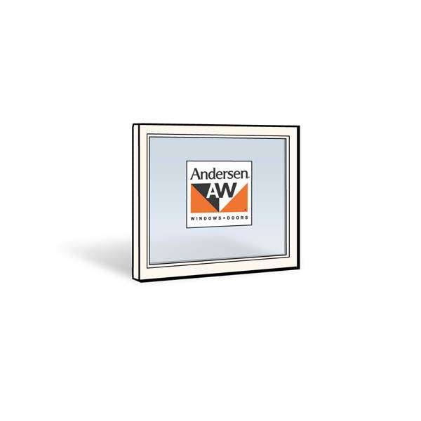 Andersen 2032 Upper Sash with White Exterior and Natural Pine Interior with Dual-Pane 3/8 Glass | WindowParts.com.