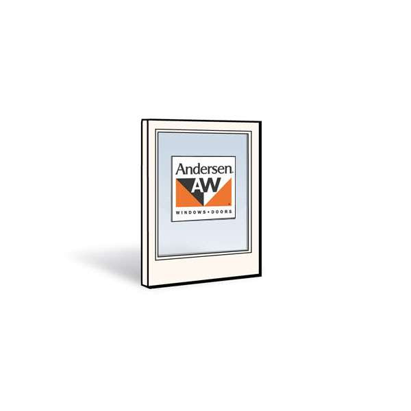 Andersen 1842 Lower Sash with White Exterior and Natural Pine Interior with Dual-Pane 5/8 Glass | WindowParts.com.