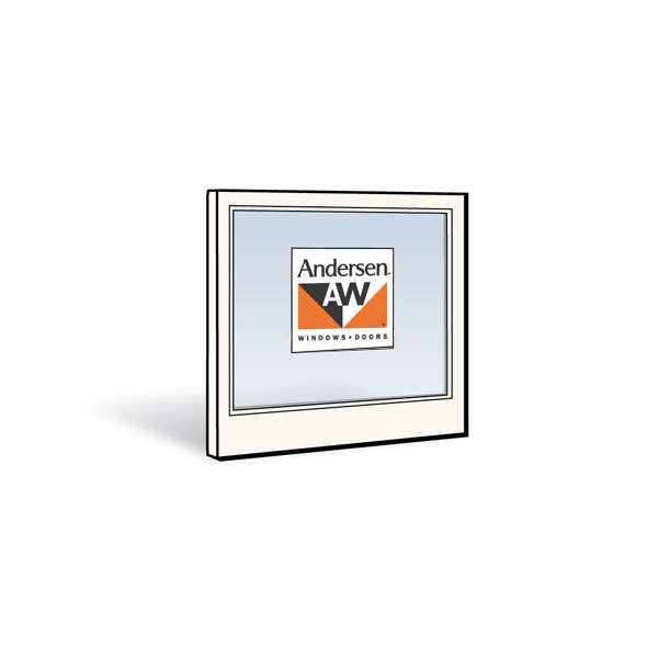 Andersen 20210 Lower Sash with White Exterior and Natural Pine Interior with Dual-Pane 5/8 Glass | WindowParts.com.