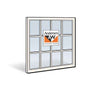 Andersen 3462 Upper Sash with White Exterior and White Interior with Dual-Pane Finelight Glass | WindowParts.com.