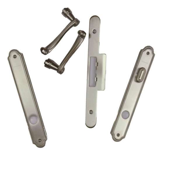 Andersen Whitmore Style (Double Active) Interior Hardware Set in Satin Nickel - Half Kit | WindowParts.com.