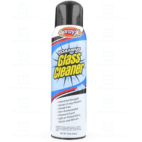A00121 Glass & Mirror Cleaner with Ammonia - (12) 19 oz. Aerosol Cans -  UnoClean